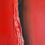 Thumbnail: close view od abstract red painting on canvas