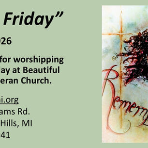 Good Friday, April 3, 2026
