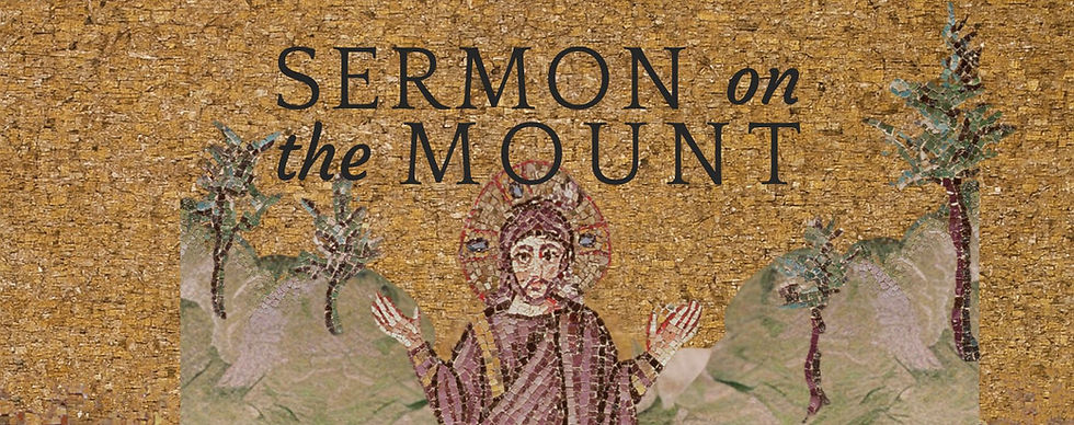 "Sermon on the Mount" Small Groups