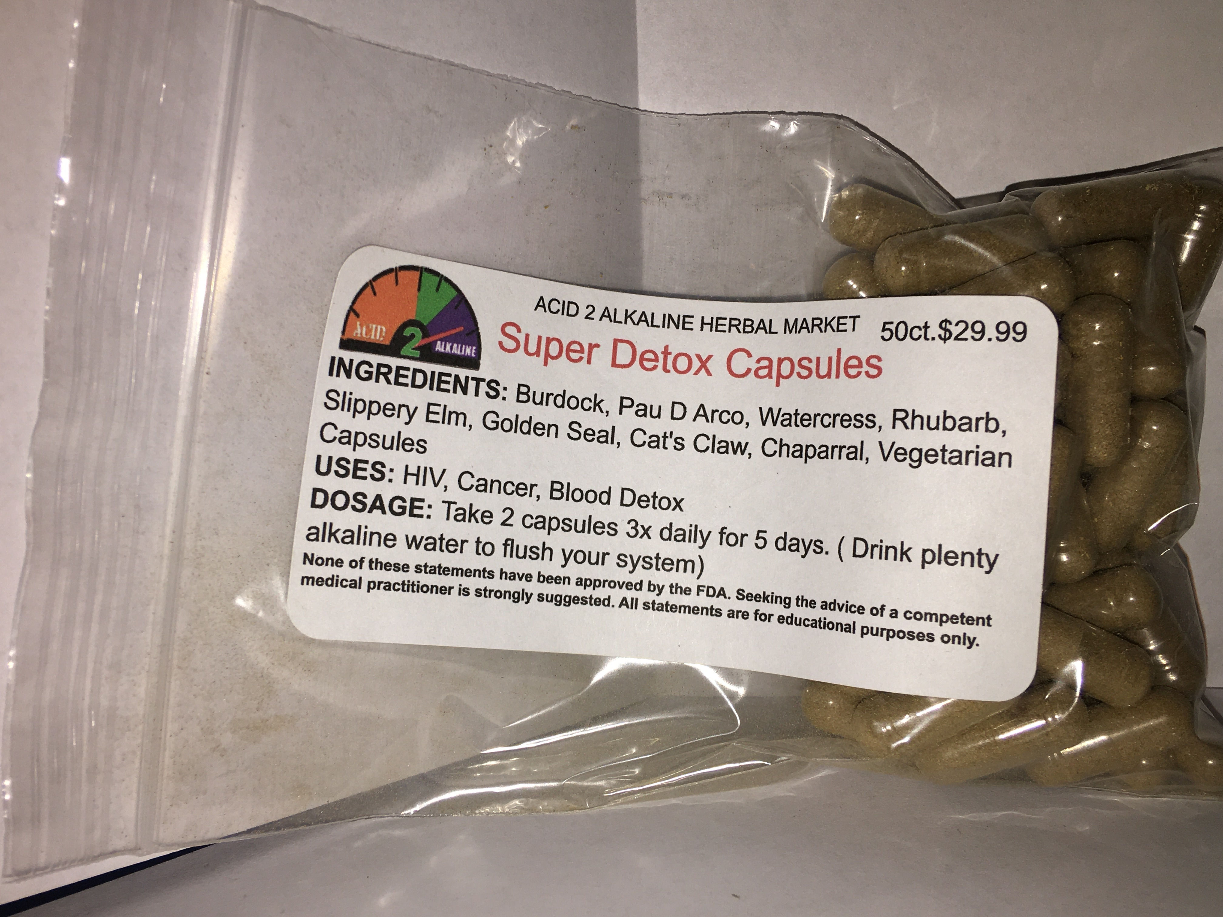 Super Detox 50 Capsules