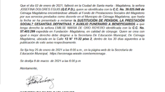 Aviso Edicto - Emilse De Oro Royero