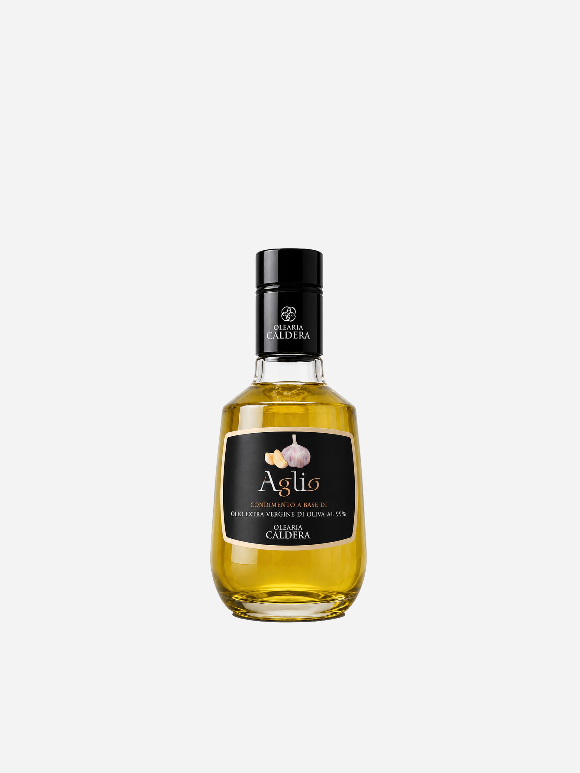 DI SCIASCIO CASA - Olearia Caldera AGLIO Exklusives Knoblauch Olivenöl Italien Luxus Gourmet-Öl