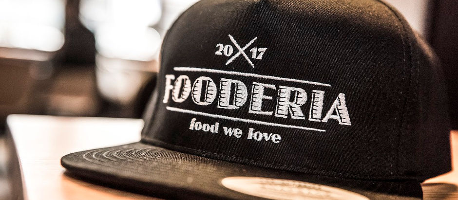 FOODERIA® Cap Branding eines Premium-Lieferservices
