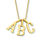 Thumbnail: Collier Minitials 3 Oblique