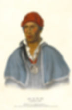 Qua-Ta-Wa-Pea, A Shawnoe chief.
From McKenney and Hall’s ‘History of the Indian Tribes of North America.’ Credit: National Portrait Gallery, Smithsonian Institution