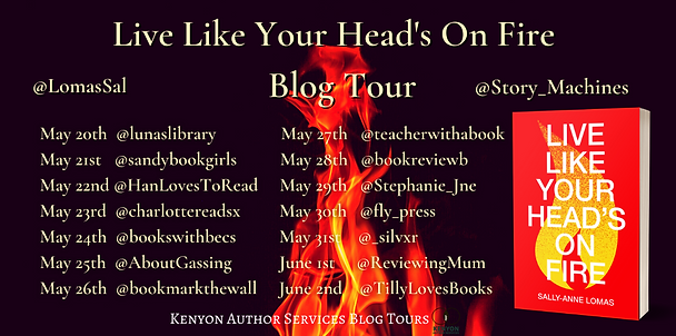 Live Like Your Head's On Fire Blog Tour