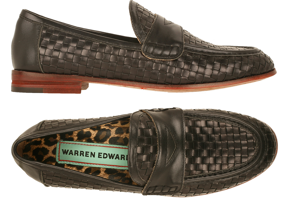 SAGAPONIC CALLING - Black Woven Calf