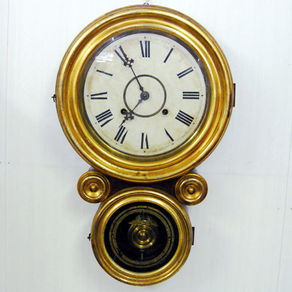 四ッ丸だるま柱時計