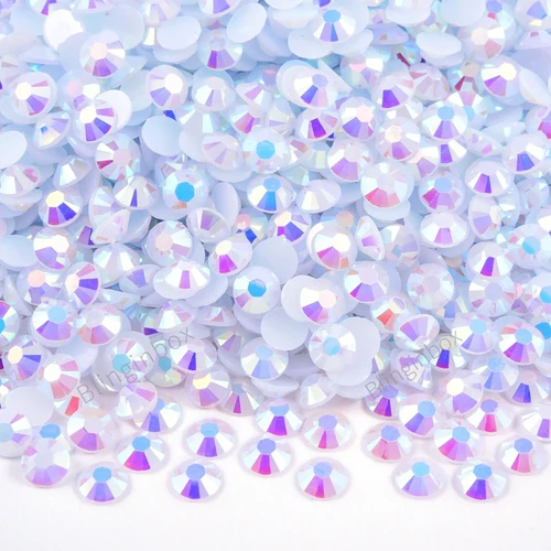 Random Rhinestone White White Jelly AB | Creative rhinestones