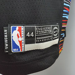 Thumbnail: Brooklyn Nets City version black NBA jersey 2022