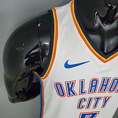 Thumbnail: Oklahoma City Thunder White Jersey Home