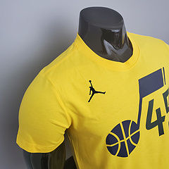 Thumbnail: Utah Jazz Mitchell Yellow T shirt