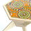 Thumbnail: Wooden coffee table with african wax print top