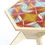 Thumbnail: Wooden coffee table with african wax print top