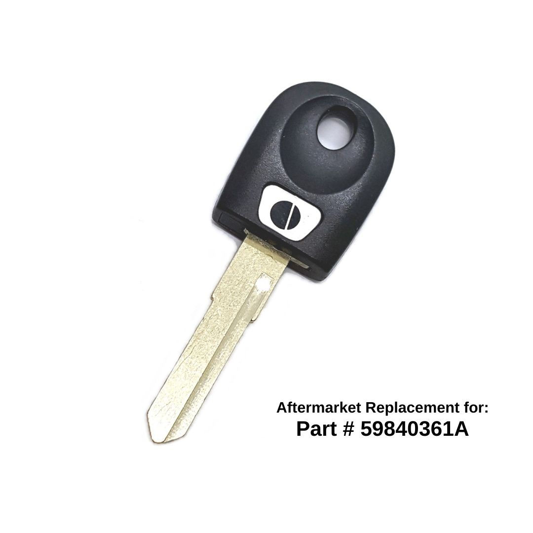 Ducati Aftermarket Black Key w/Precoded chip - 0361A