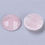 Thumbnail: Rose Quartz 5mm, Checkerboard Cabochon