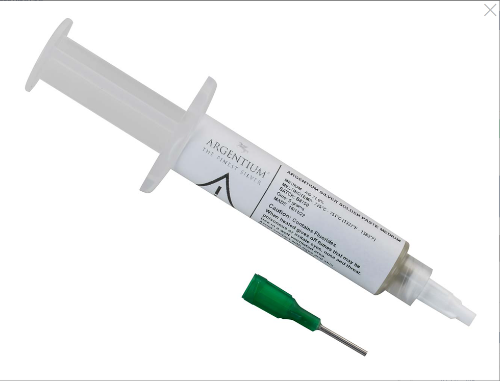 Thumbnail: Argentium Silver Solder Paste (Easy, Medium, Hard)
