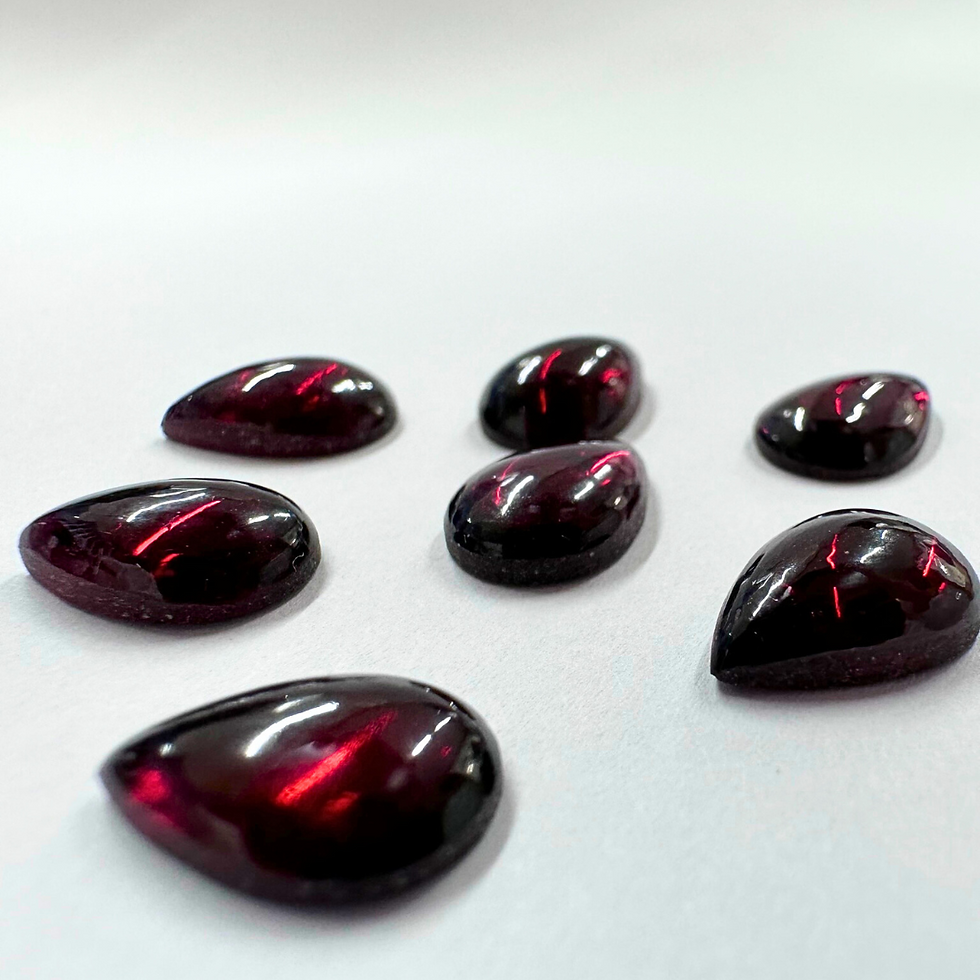 Thumbnail: Garnet Cabochon, Pear Shape