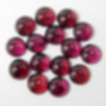 Garnet Cabochons - 8mm