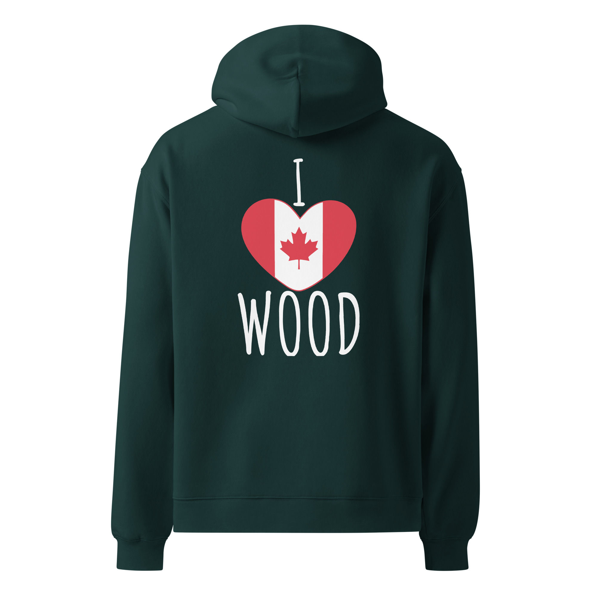 Ryan Day Woodworking I love Wood Hoodie