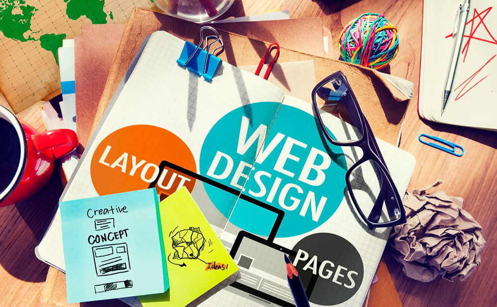 Website design and development creative process