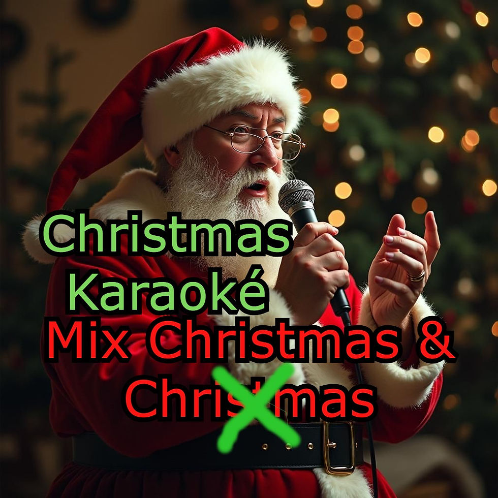 Playlist Noël en Karaoké en anglais pour Party du temps des fêtes - Noël anglophone
