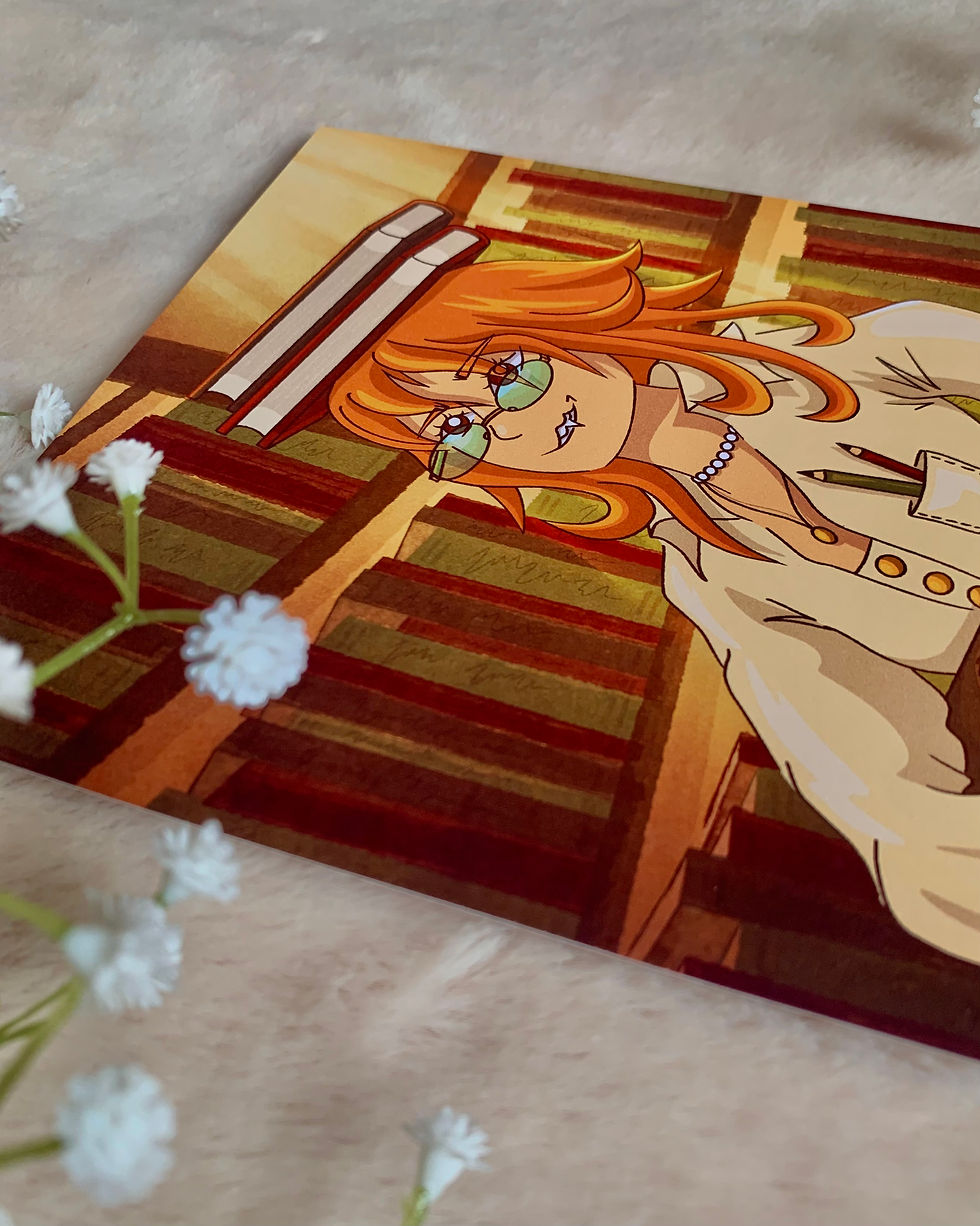 Thumbnail: Vampire Librarian - Print