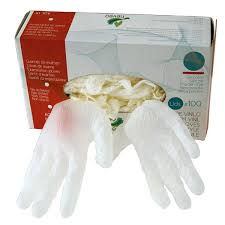Guantes vinilo - 100 unidadws