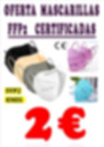 Oferta FFP2 certificadas 2