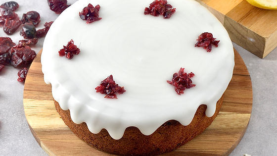 6" Lemon & Cranberry Cake