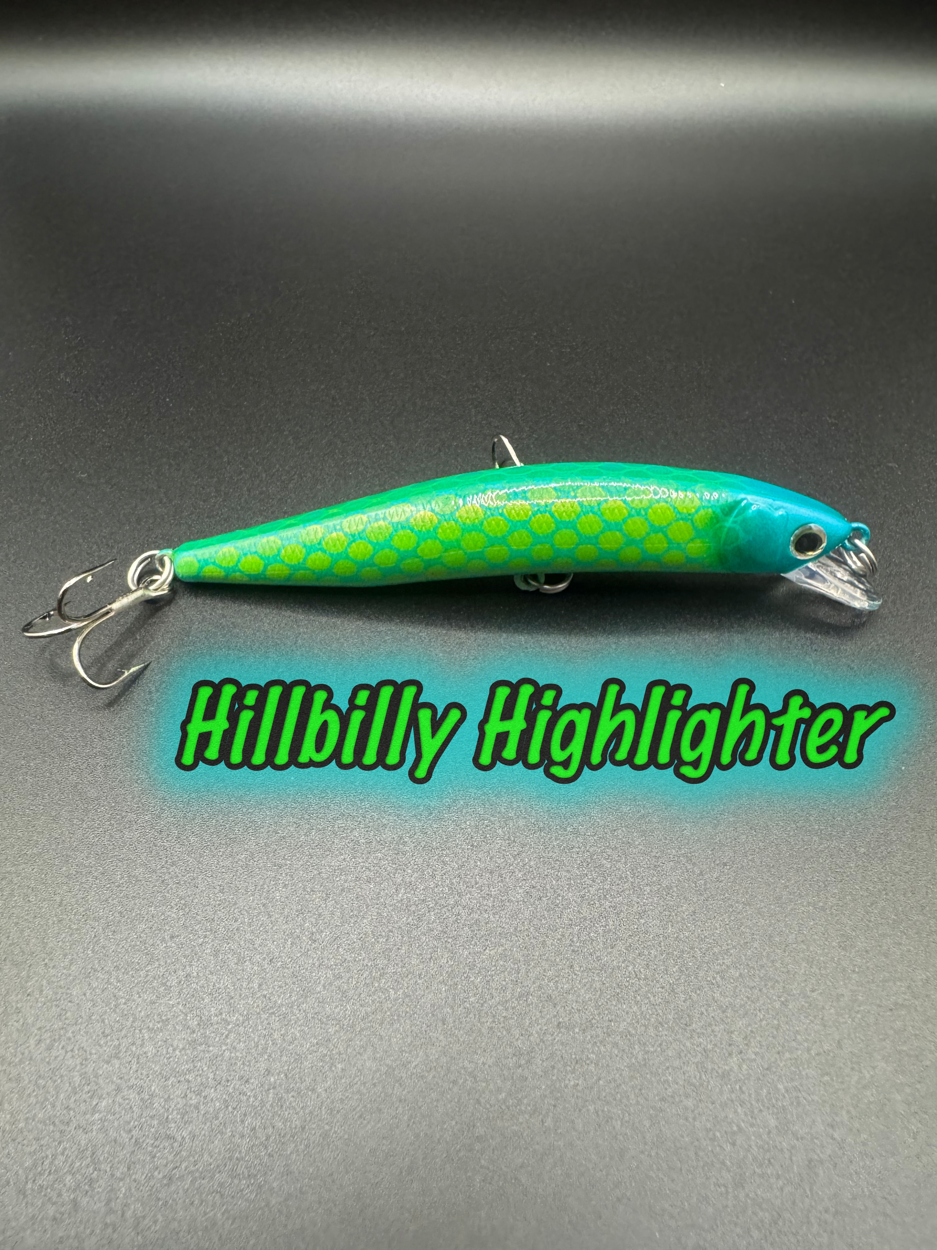 Dab N' Slab Minnow Series "Hillbilly Highlighter"