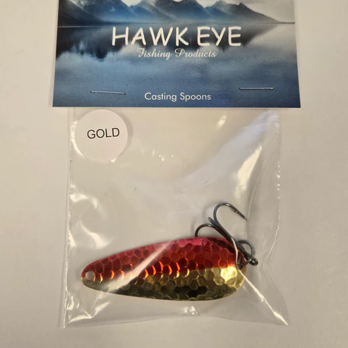 Hawk Eye Crimsom / Gold Casting Spoon - The one that got away