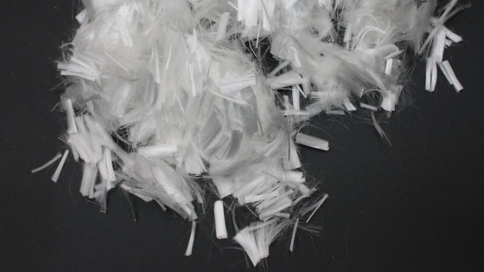 PIONEER white polypropylene monofilament micro fiber for concrete plastic shrinkage crack control complying with ASTM C1116