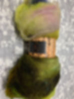 Thumbnail: Hand dyed Finnsheep Batt 094