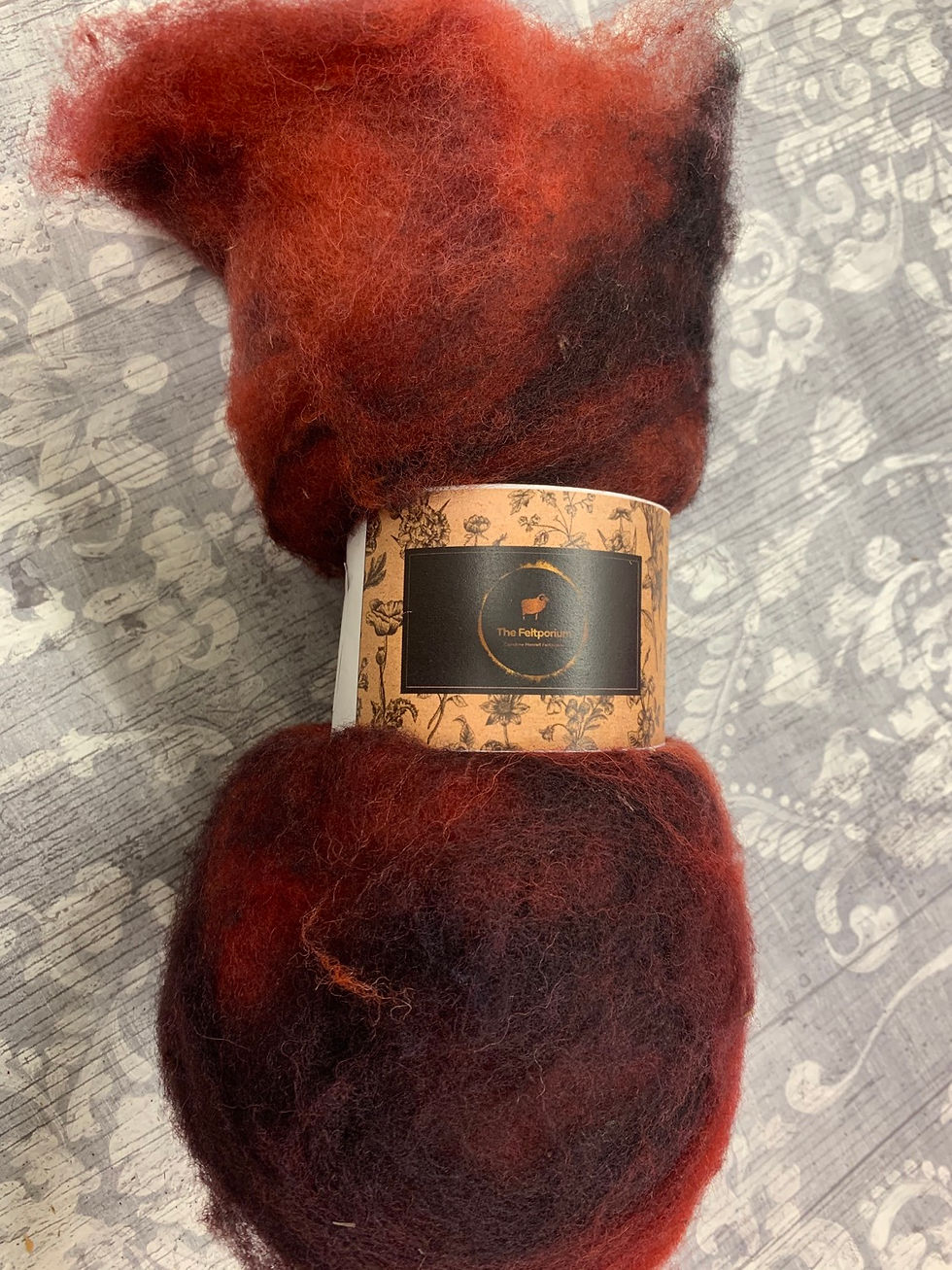 Thumbnail: Hand dyed Finnsheep batt 078