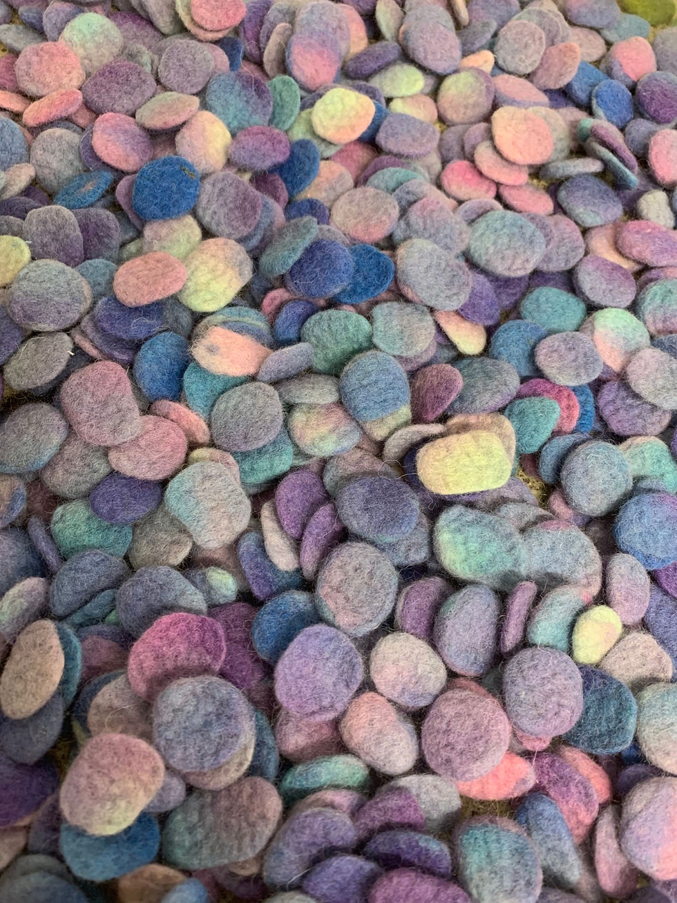 Thumbnail: Felt Pieces Lilac/Blue
