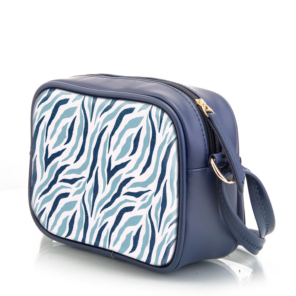 Miniatura: Sacci Mucci Boxy Shoulder Sling Crossbody Bag for Women