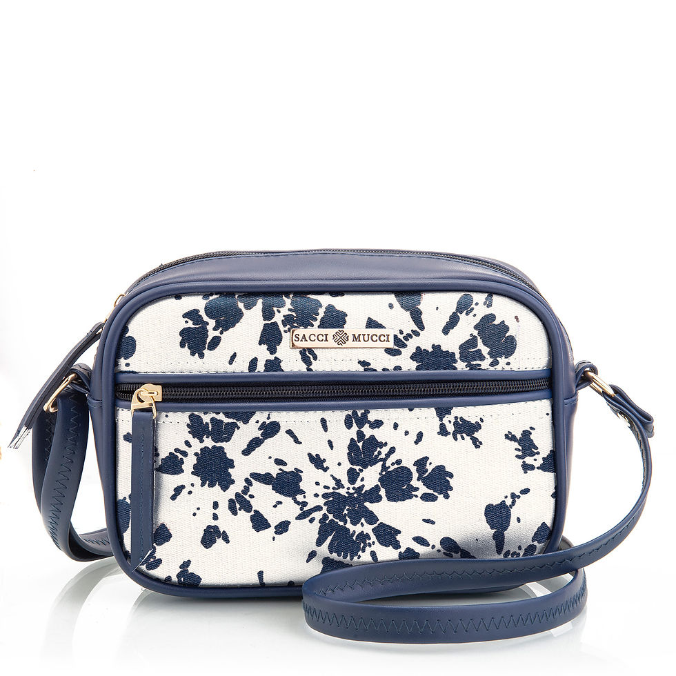 Women's Handcrafted Crossbody Sling Bag | Crossbody Handbag - Shibori Style