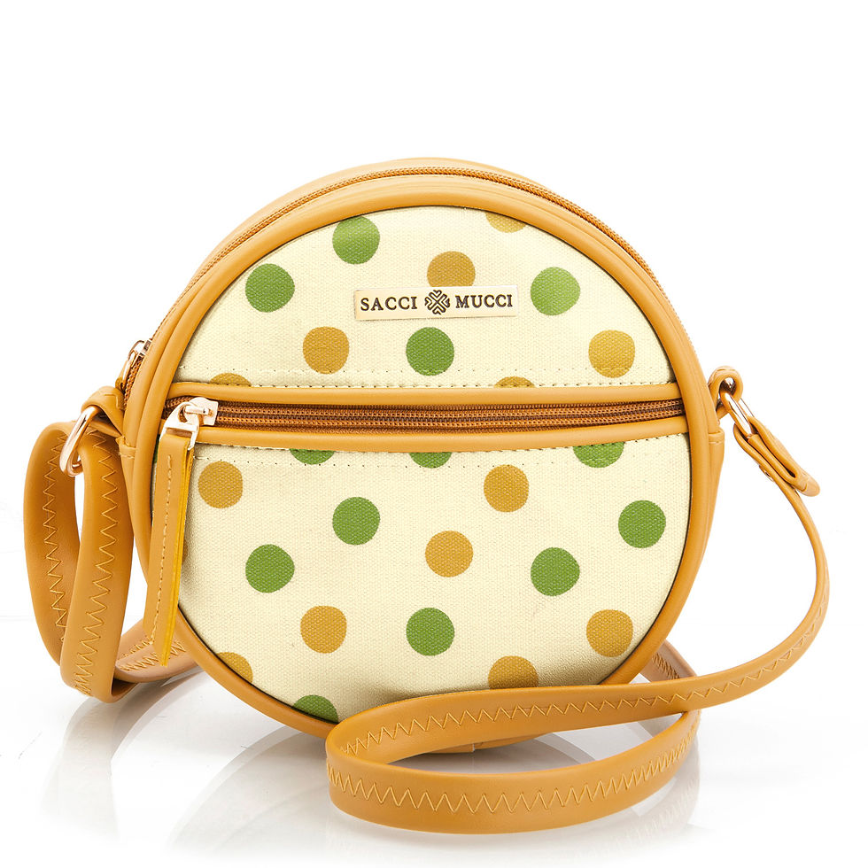 Sacci Mucci Round Round Sling Bag, Printed Sling Bag For Girls