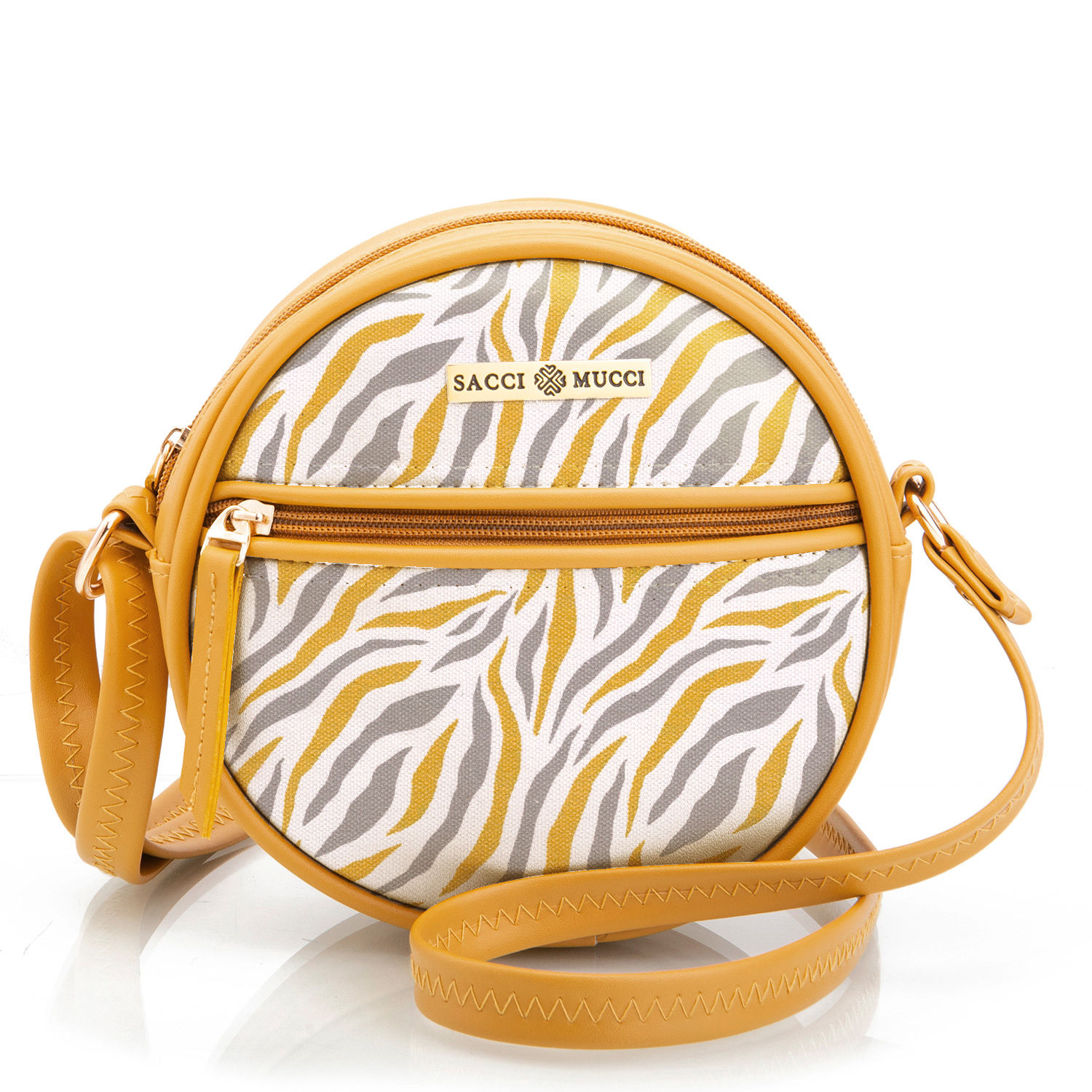 Sacci Mucci Round Round Sling Bag, Printed Sling Bag For Girls