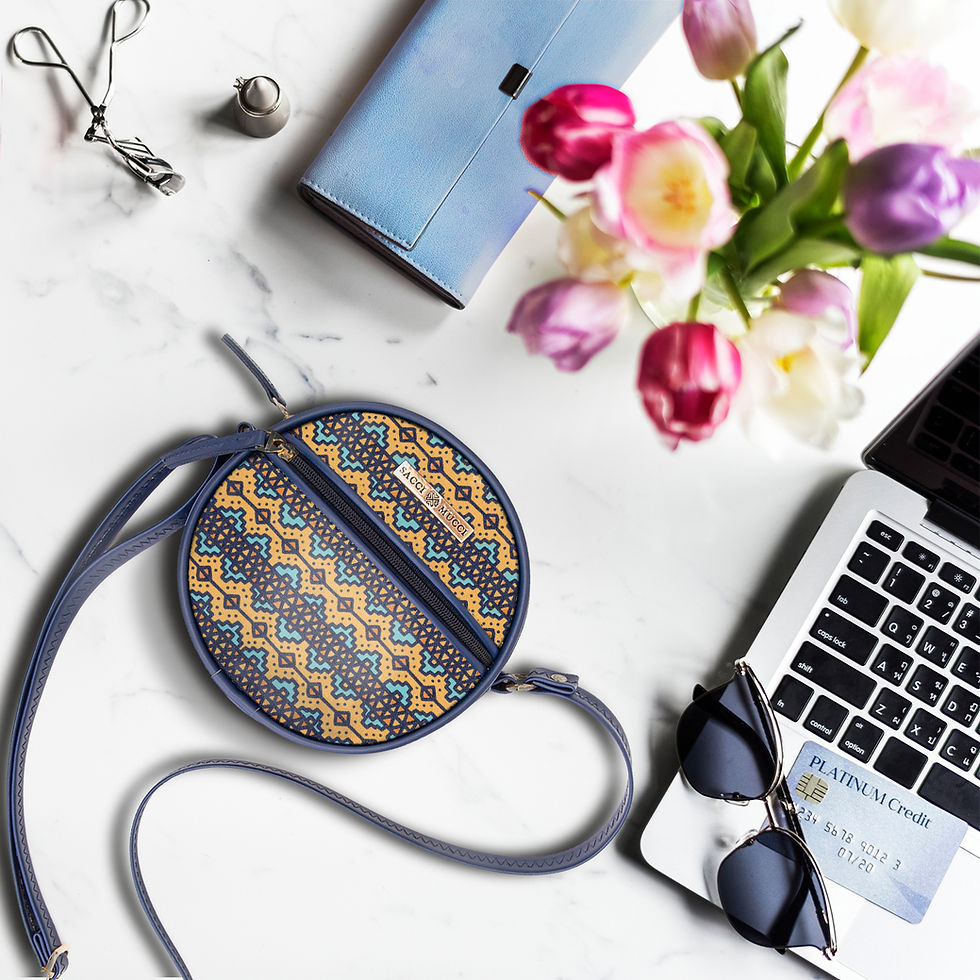 Миниатюра: Sacci Mucci  Round Sling Bag, Sling Bag For Girls