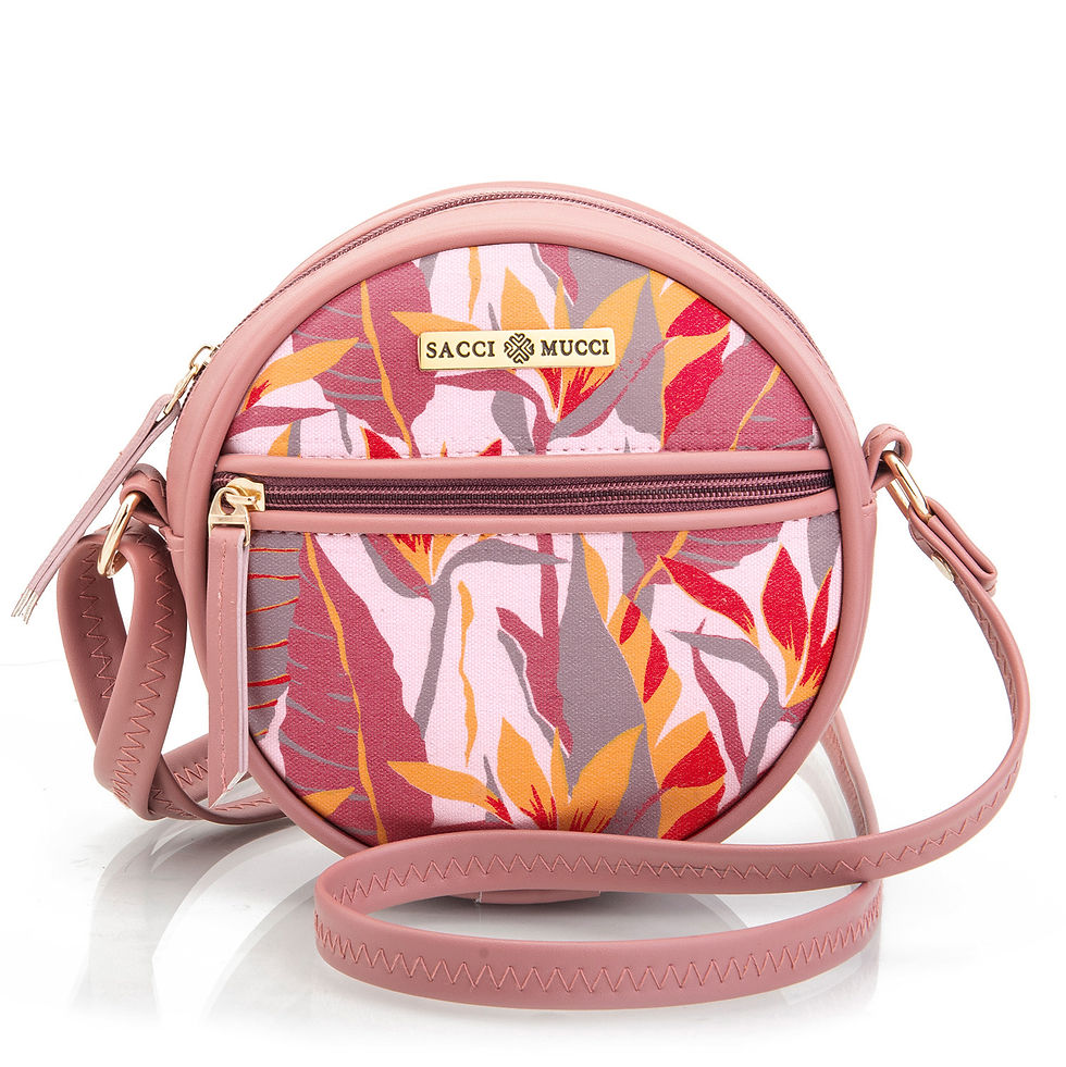 Sacci Mucci Round Round Sling Bag, Printed Sling Bag For Girls