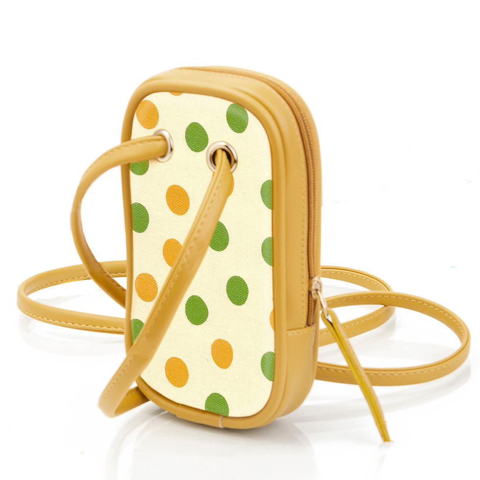 Miniature : Sacci Mucci Phone Pouch, Mobile Bag - Cute Polka