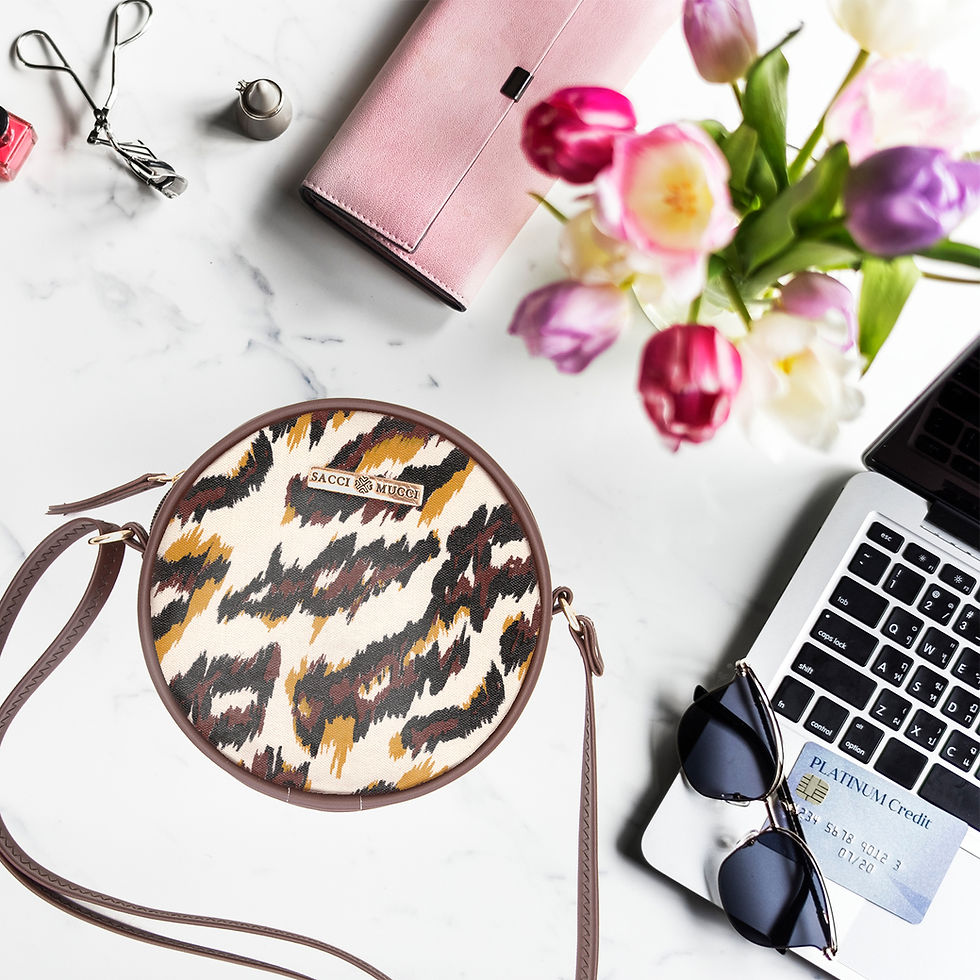 Miniatura: Sacci Mucci Classic Round Sling Bag