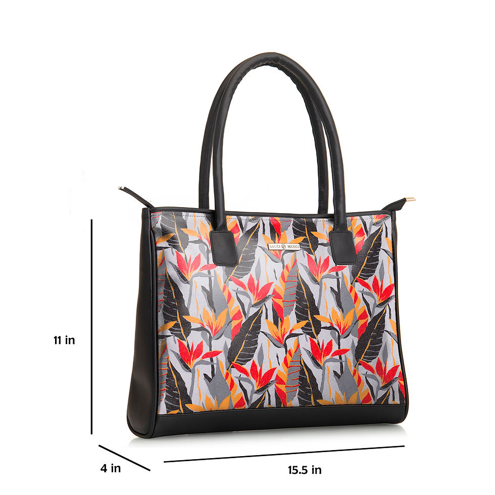 サムネイル： Women's Tote Bag with Padded  Laptop Compartment