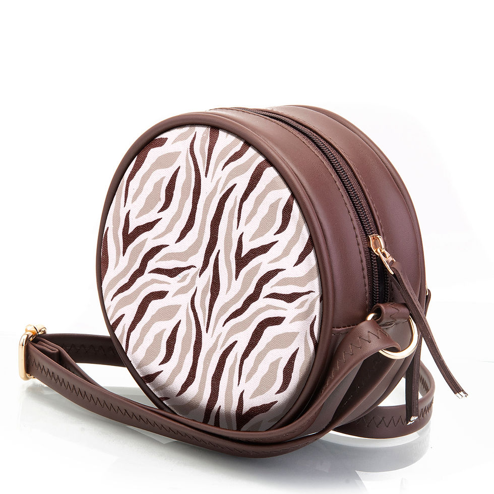 縮圖：Sacci Mucci Round Sling Bag, Printed Sling Bag For Girls