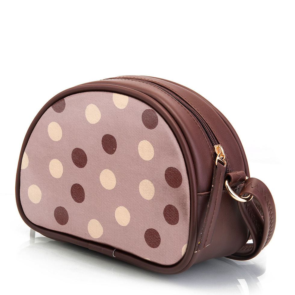 Miniature : Sacci Mucci Rainbow Sling bag -Cute Polka