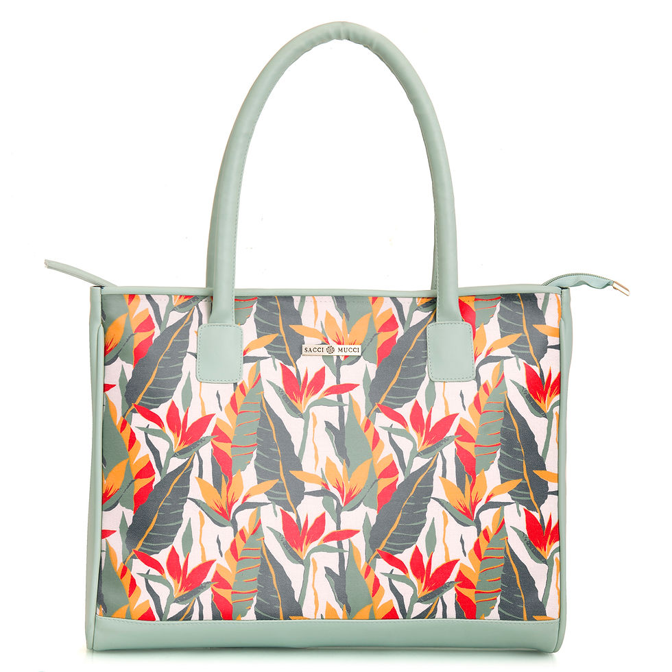 Women's Tote Bag with Padded Laptop Compartment