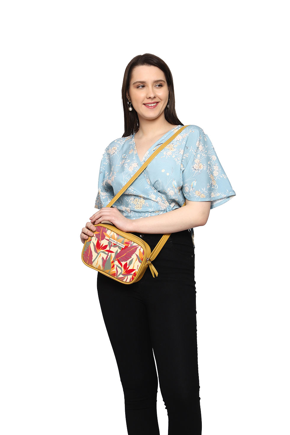 Миниатюра: Sacci Mucci Stylish Box Sling Bag for girls