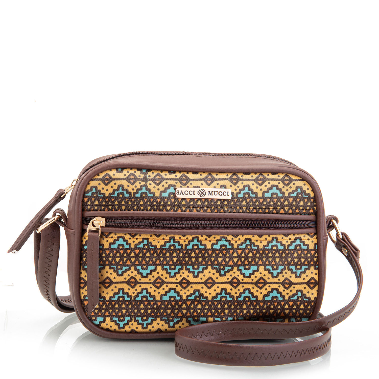 Sacci Mucci Boxy Shoulder Sling Crossbody Bag for Women